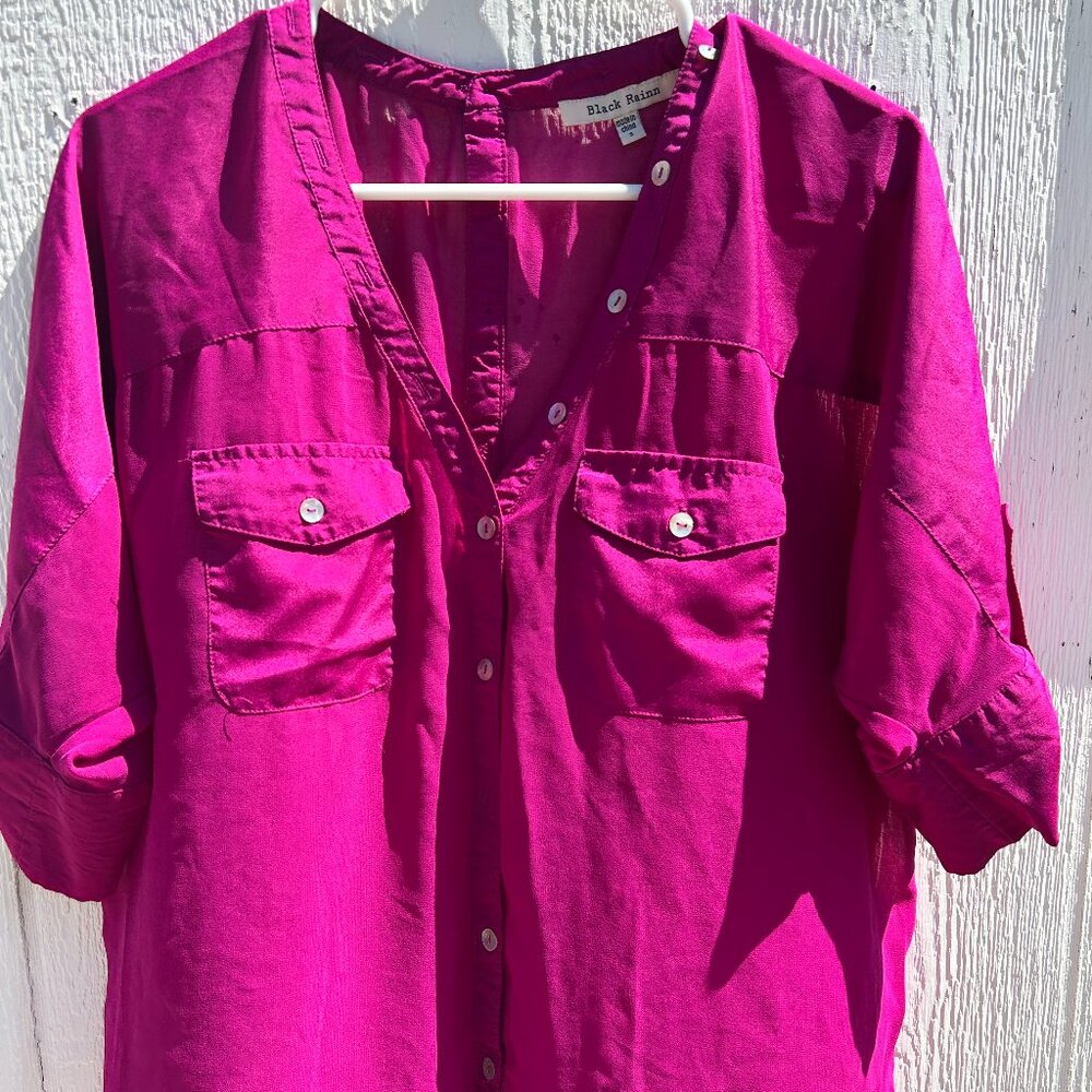 Black Rainn Sheer Blouse